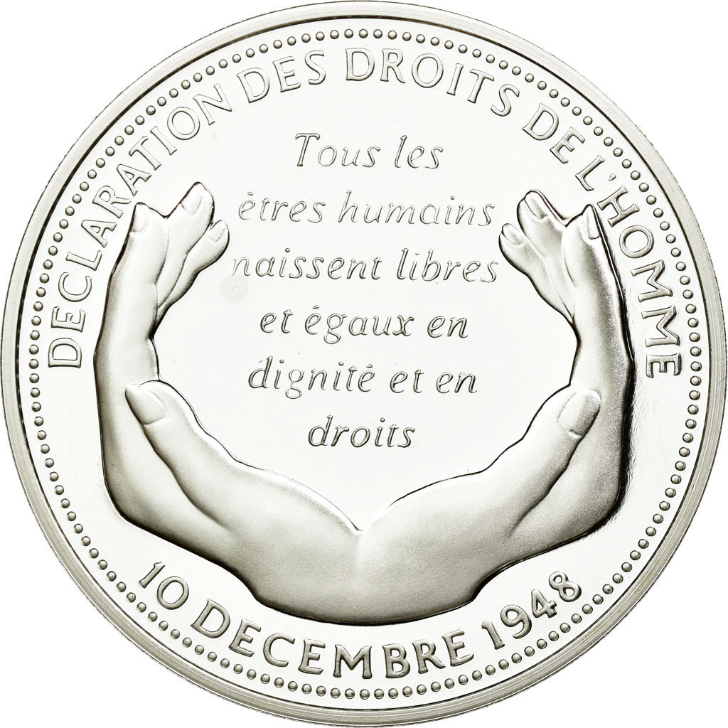 Frankreich, Medaille, Déclaration des Droits de l'Homme, STGL, Silber