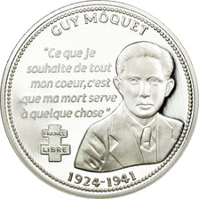 Francia, medaglia, Seconde Guerre Mondiale, Guy Moquet, FDC, Argento
