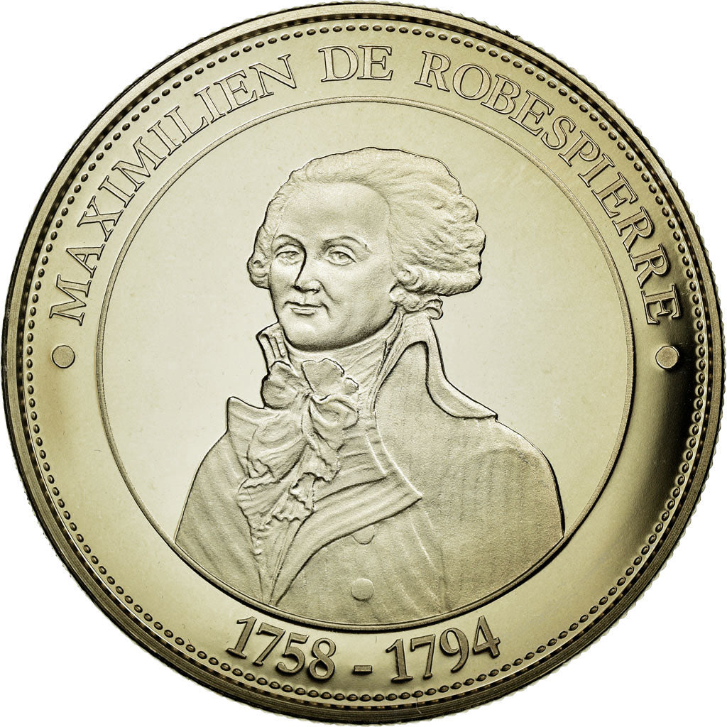 France, Medal, Révolution Française, Robespierre, MS(65-70), Copper-nickel