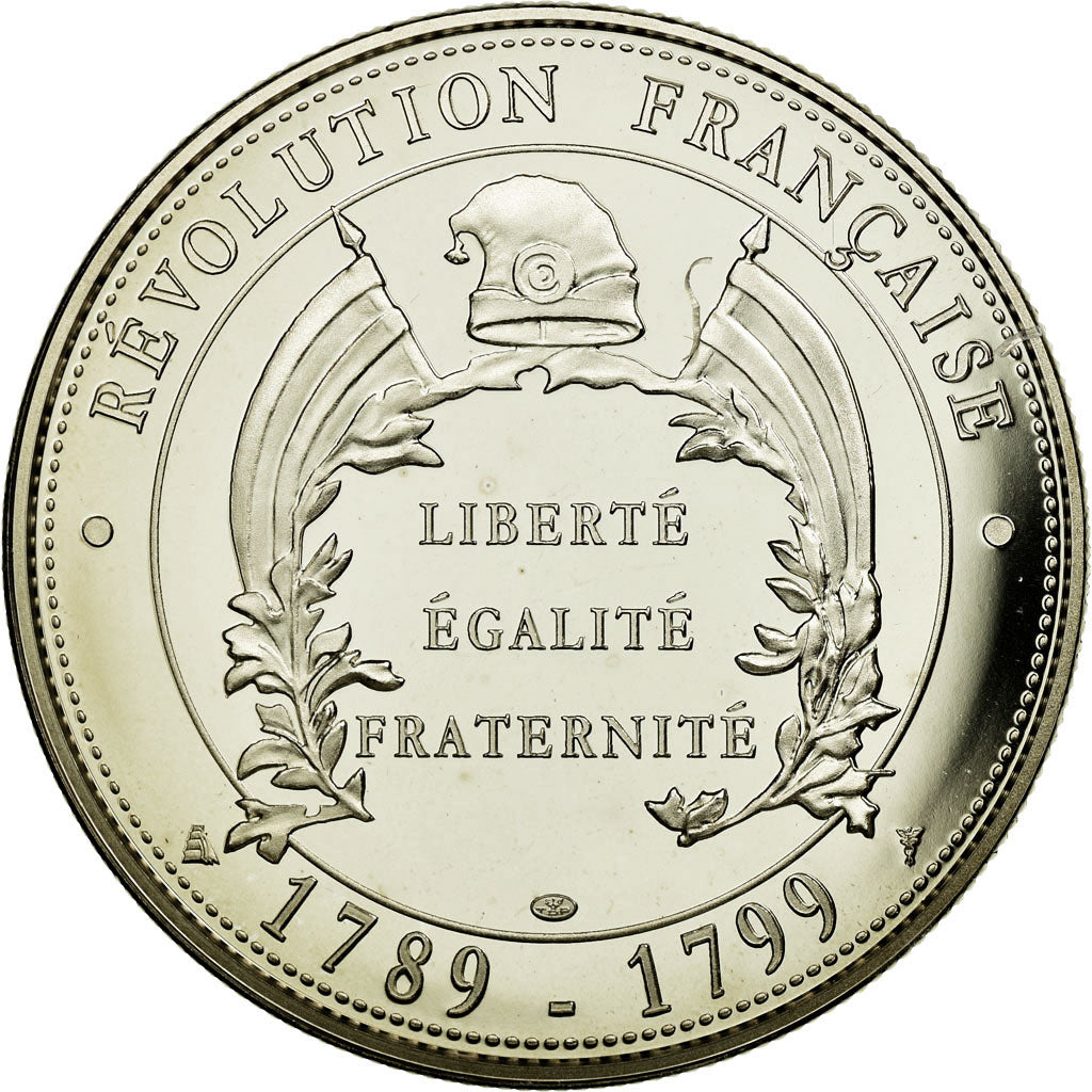 France, Medal, Révolution Française, Robespierre, MS(65-70), Copper-nickel