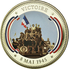 France, Médaille, Seconde Guerre Mondiale, Victoire du 8 Mai 1945, FDC, Cuivre