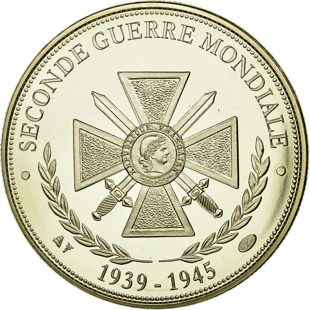 France, Médaille, Seconde Guerre Mondiale, Victoire du 8 Mai 1945, FDC, Cuivre