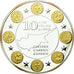 France, Medal, 10 Ans de l'Euro, Chypre, MS(65-70), Copper Plated Silver