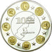 France, Medal, 10 Ans de l'Euro, Monaco, MS(65-70), Copper Plated Silver