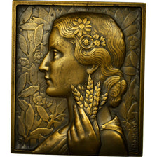 France, Medal, Art Déco, Ecole Nationale du Génie Rural, 1944, Morlon, MS(63)