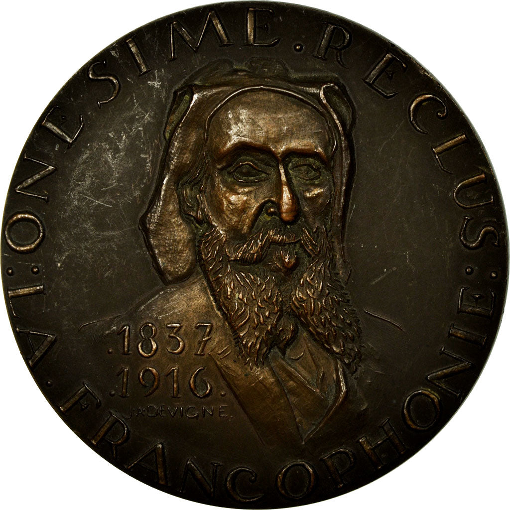 France, Medal, La francophonie, Léopold Sedar-Senghor, 1973, Devigne