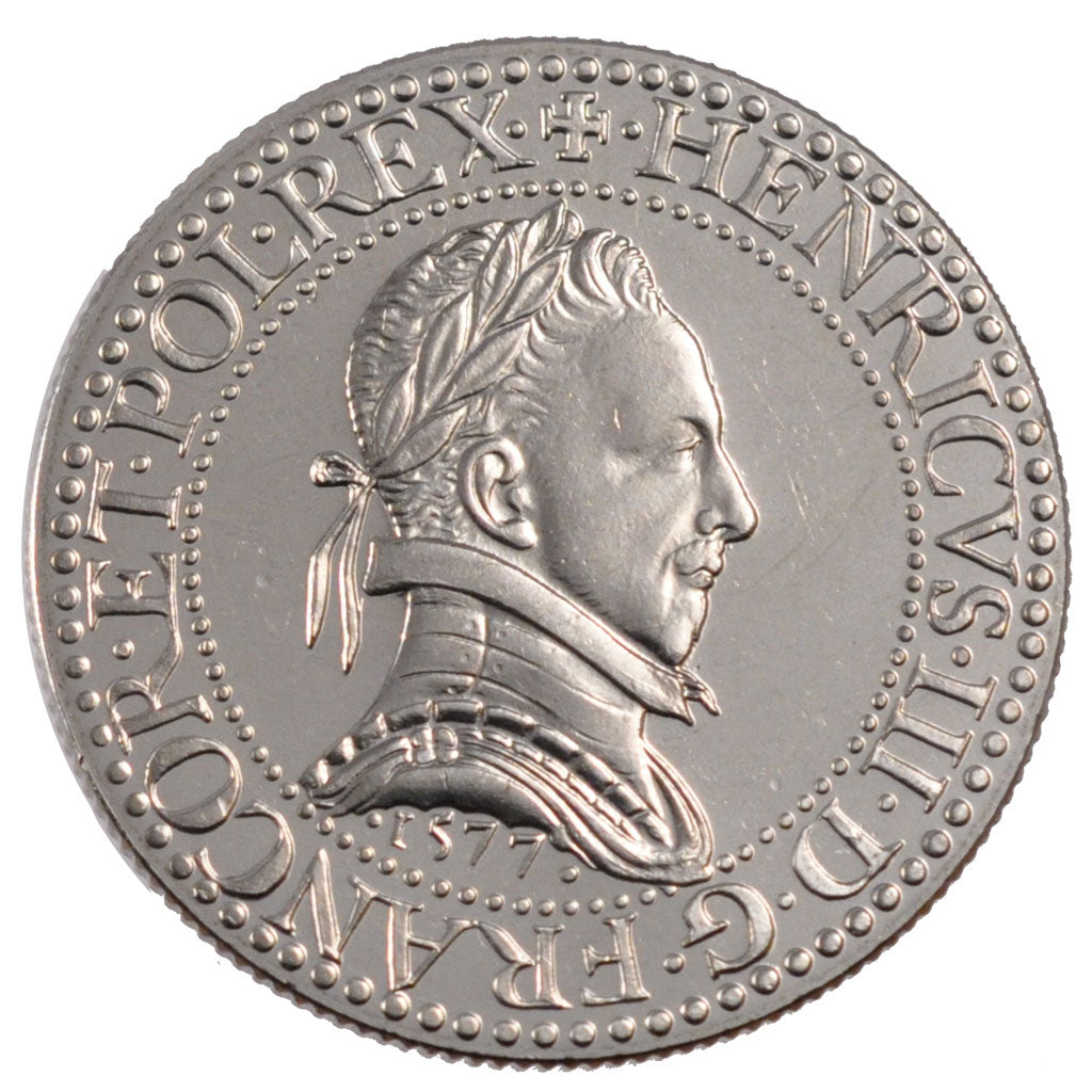 Francia, Franc d'Henri III, 5 Francs, 2000, Paris, SPL, Nichel placcato rame-...