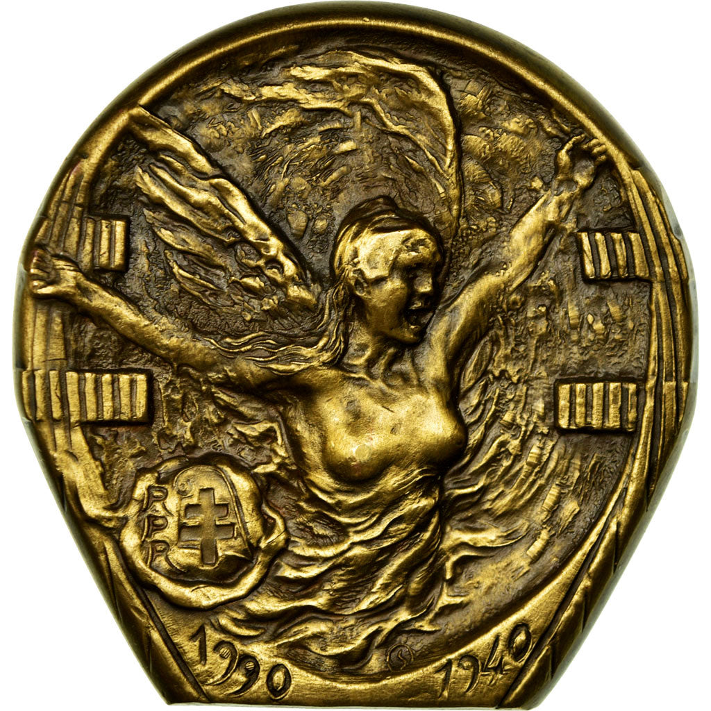 France, Medal, Charles De Gaulle, RPR, Appel du 18 Juin, Santucci, MS(63)