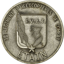 France, Medal, 3ème Régiment d'Hélicoptères de Combat, AU(55-58), Silvered