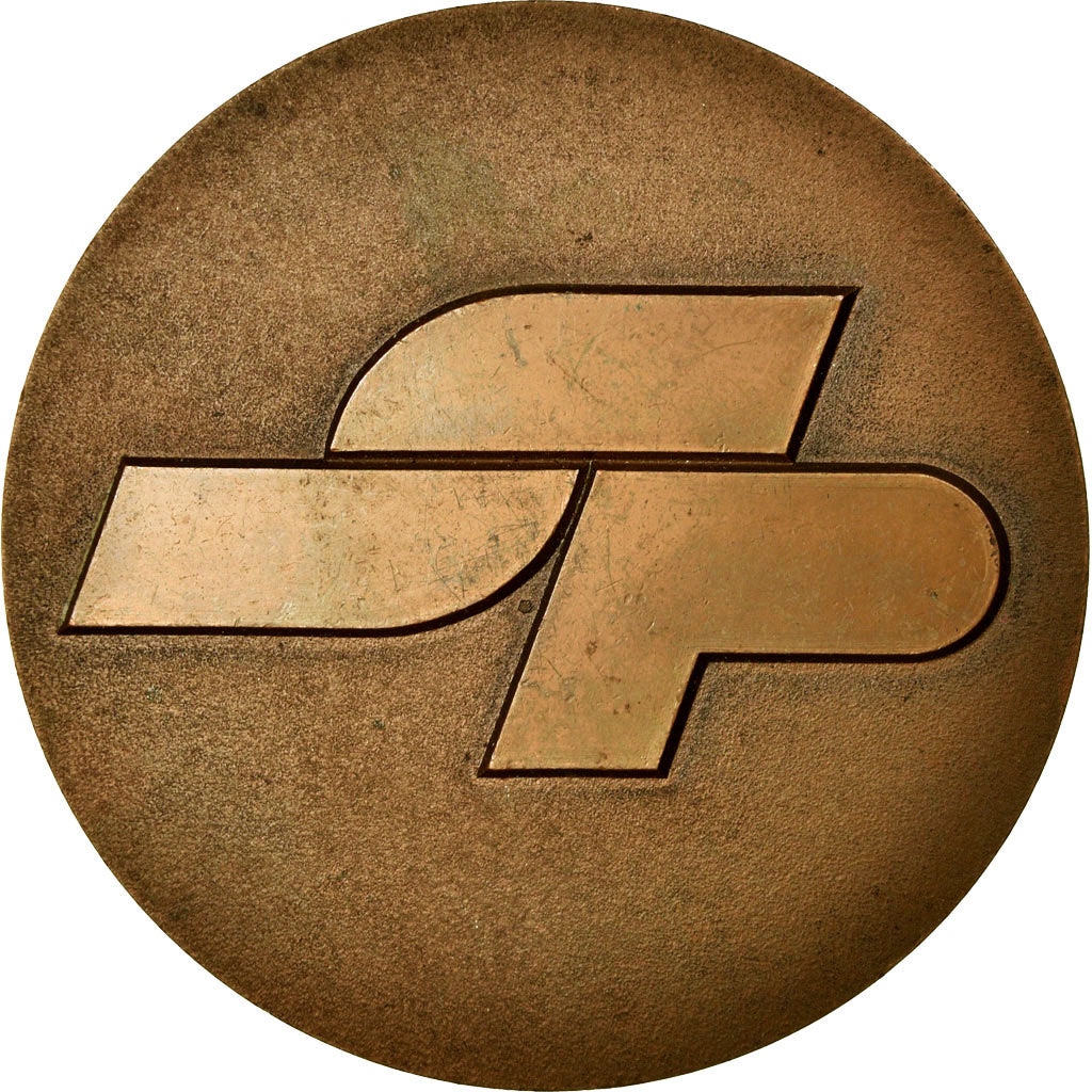 Francia, medaglia, Cinquantenaire de la Sécurité Postale, Paris, 1977, BB+