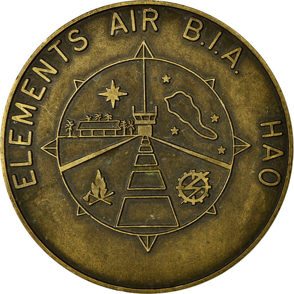 France, Médaille, Militaire, Eléments Air B.I.A HAO, Océan Pacifique, TTB+