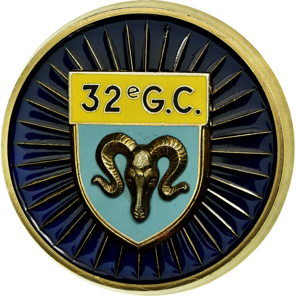 France, Medal, Militaire, Armée, 32ème G.C, AU(55-58), Bronze