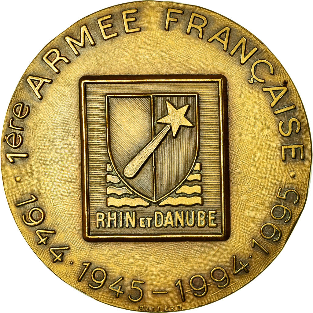 France, Medal, Seconde Guerre Mondiale, 1ère Armée Française, Rhin-Danube