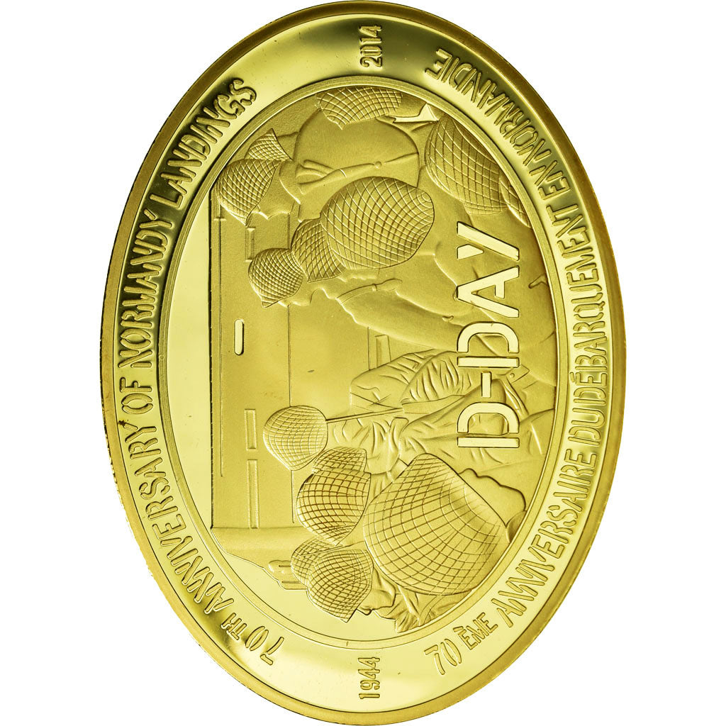 França, Medal, 70ème Anniversaire du Débarquement de Normandie, D-DAY, 2014
