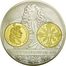 France, Médaille, Histoire de la monnaie Française, Louis d'or de Louis XIV