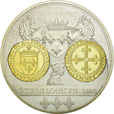 Frankreich, Medaille, Histoire de la monnaie Française, Écu de Louis XII 1498
