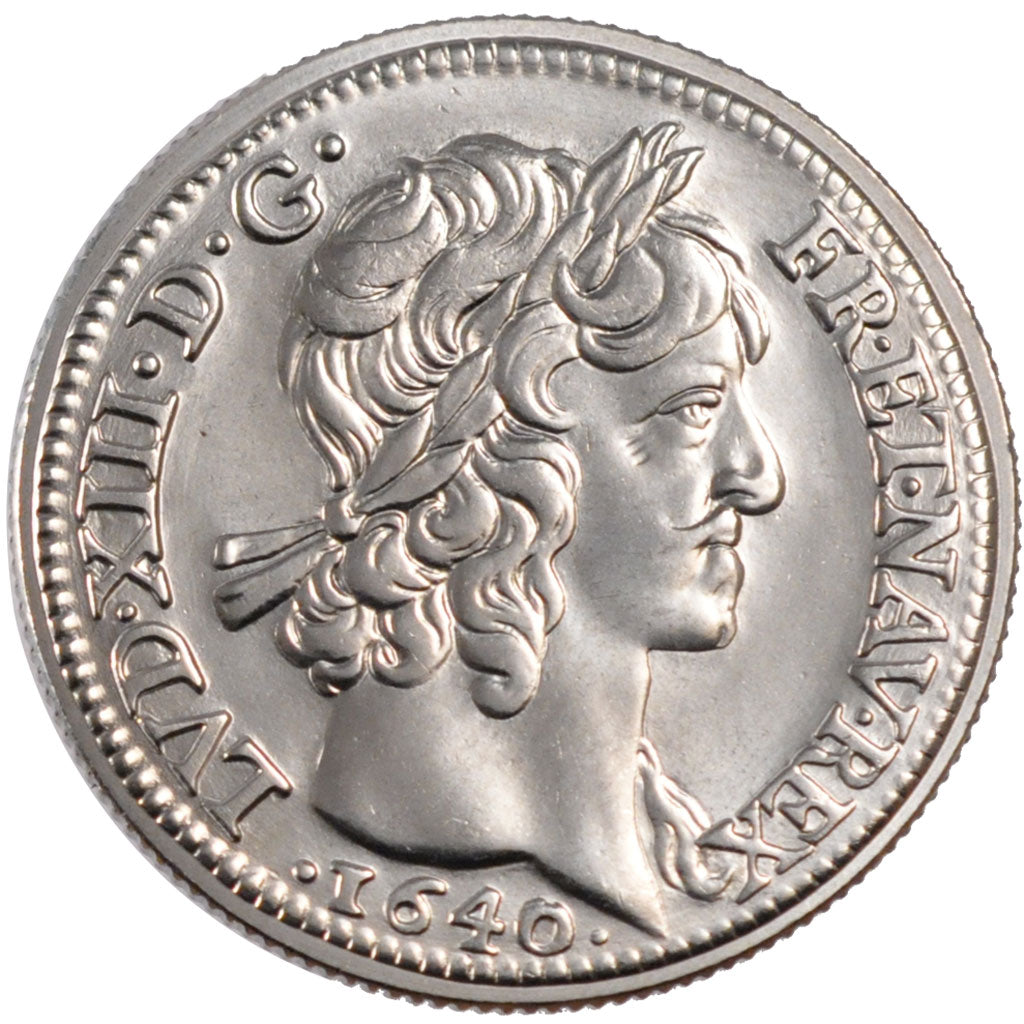 FRANCE, Louis d'or de Louis XIII, 5 Francs, 2000, Paris, KM #1964, MS(63),...