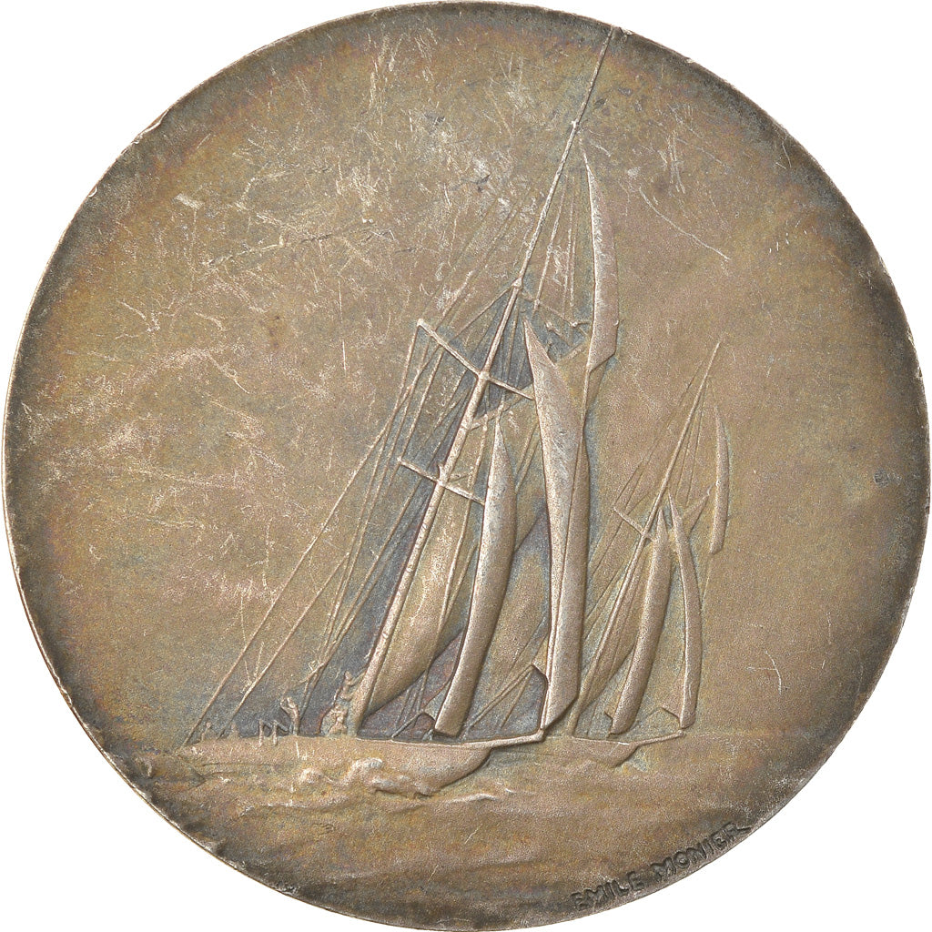 France, Medal, Société des Régates Cannoises, Shipping, Monier, AU(50-53)