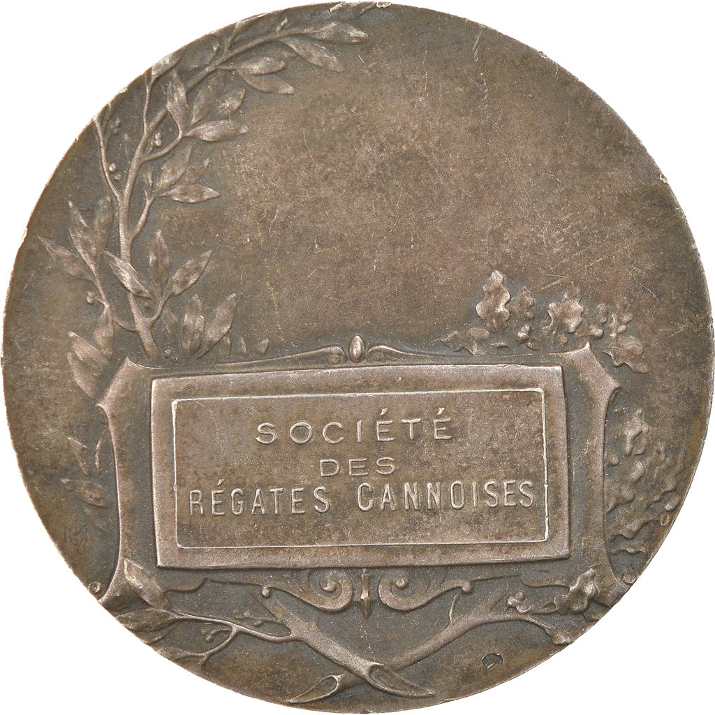 France, Medal, Société des Régates Cannoises, Shipping, Monier, AU(50-53)