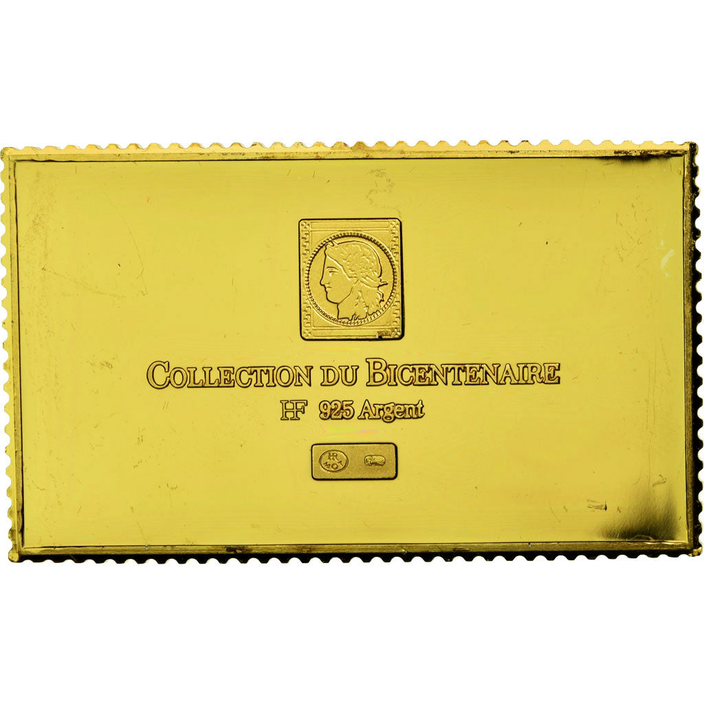 France, Médaille, Timbre, Bicentenaire de la Révolution Française, SPL+