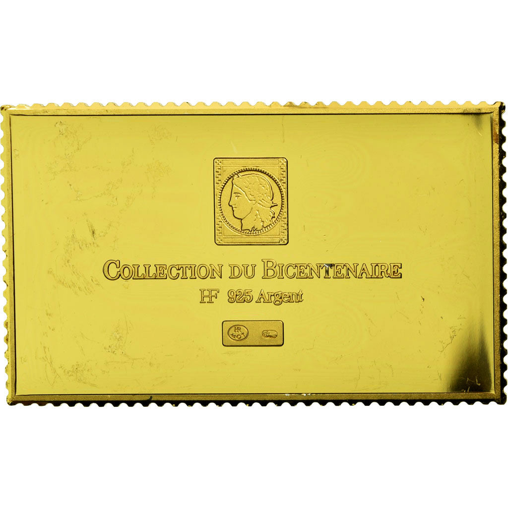 Francja, Medal, Timbre, Libération de Strasbourg, 2ème D.B, MS(64), Vermeil