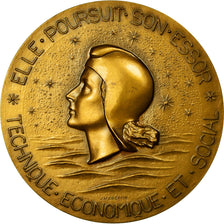 Frankrijk, Medaille, Compagnie Générale Transatlantique, France, 1968
