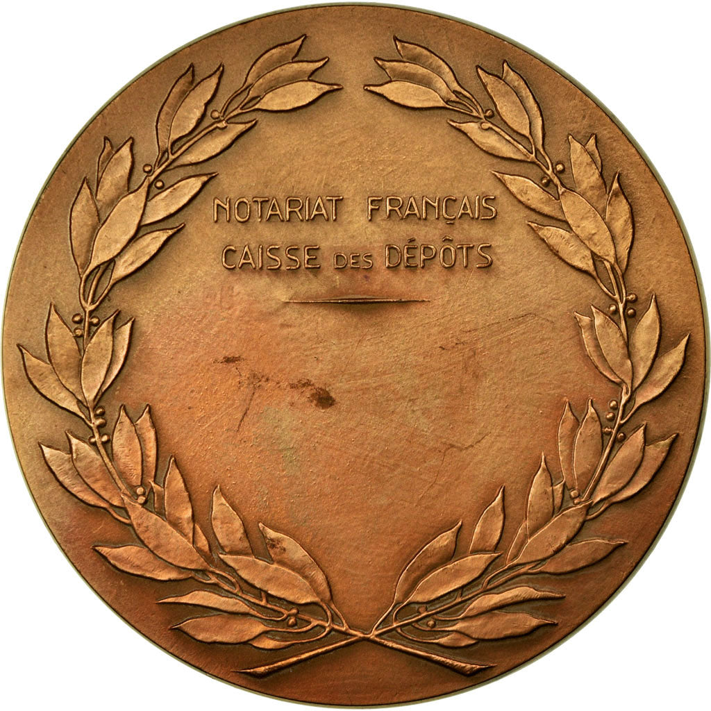 Frankreich, Medaille, Notaires, Caisse des Dépôts, Loisel, 1975, Mérelle