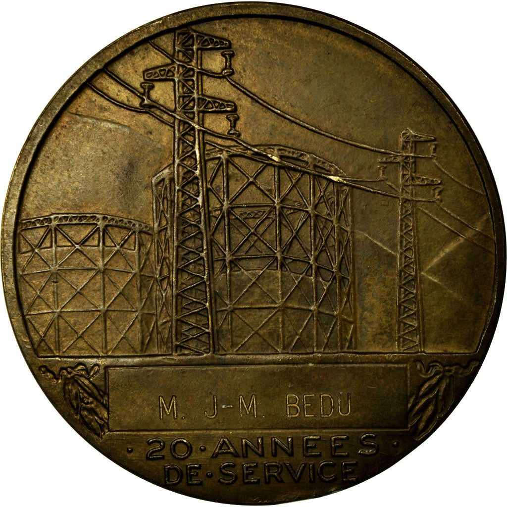 Francia, medaglia, Électricité de France et gaz de France, Dropsy, SPL, Bronzo