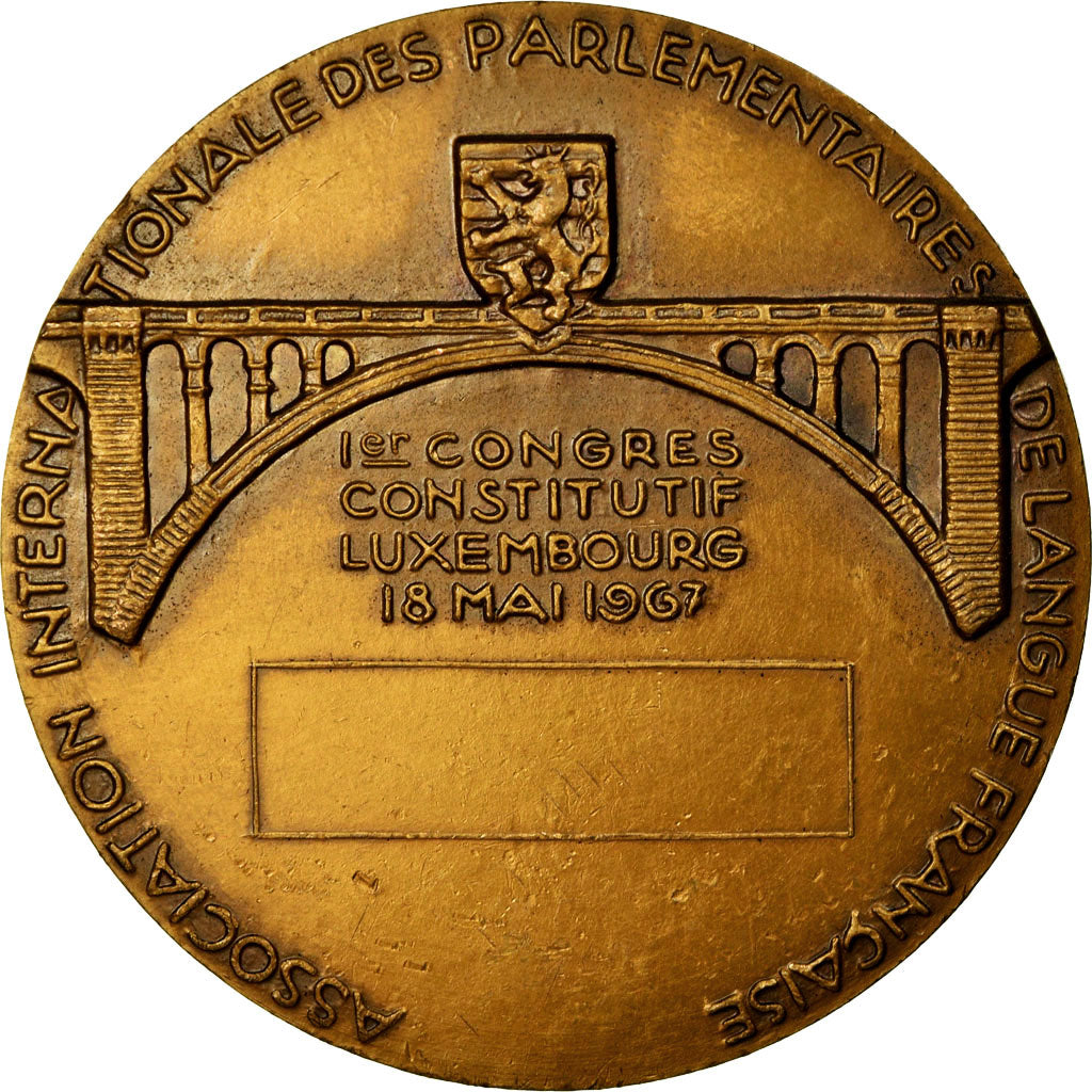 France, Medal, Association des Parlementaires de la Langue Française, 1967