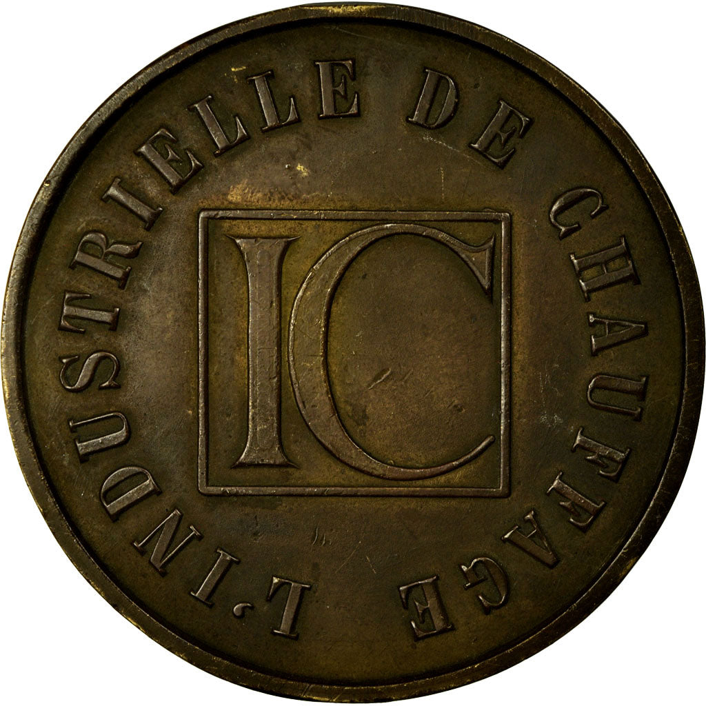 Frankreich, Medaille, L'Industrielle de Chauffage, Prestige de la France, 1974