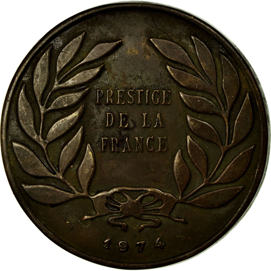 Frankreich, Medaille, L'Industrielle de Chauffage, Prestige de la France, 1974