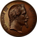 France, Medal, Second Empire, Pupilles de la Marine, 1862, Barre, MS(63), Copper