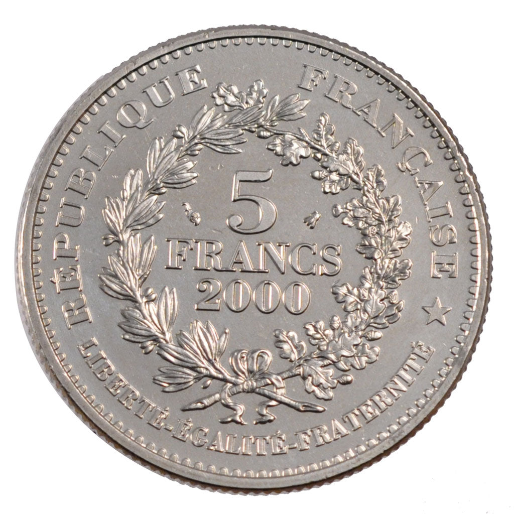 Francia, Marianne de la III République, 5 Francs, 2000, Paris, SPL, Nichel p...