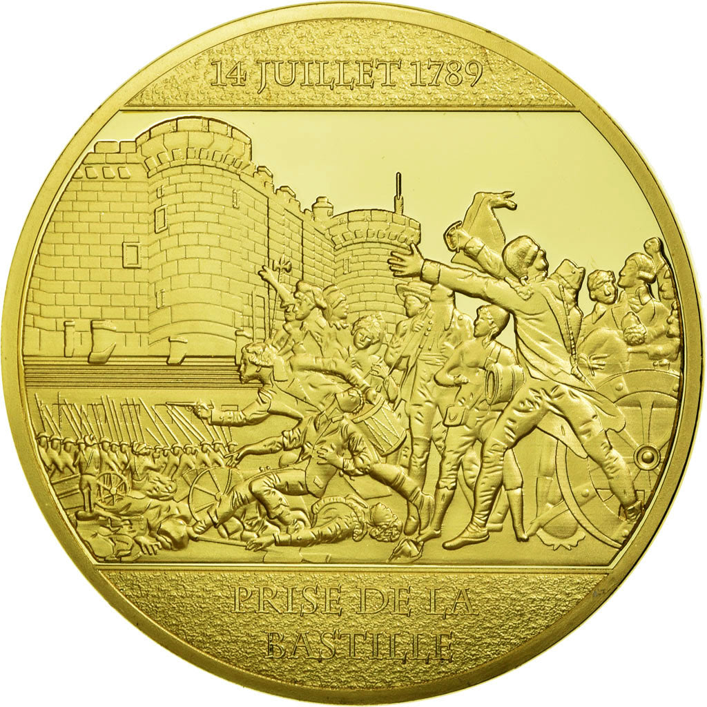 France, Médaille, 225 Ans de la Révolution Française, Prise de la Bastille
