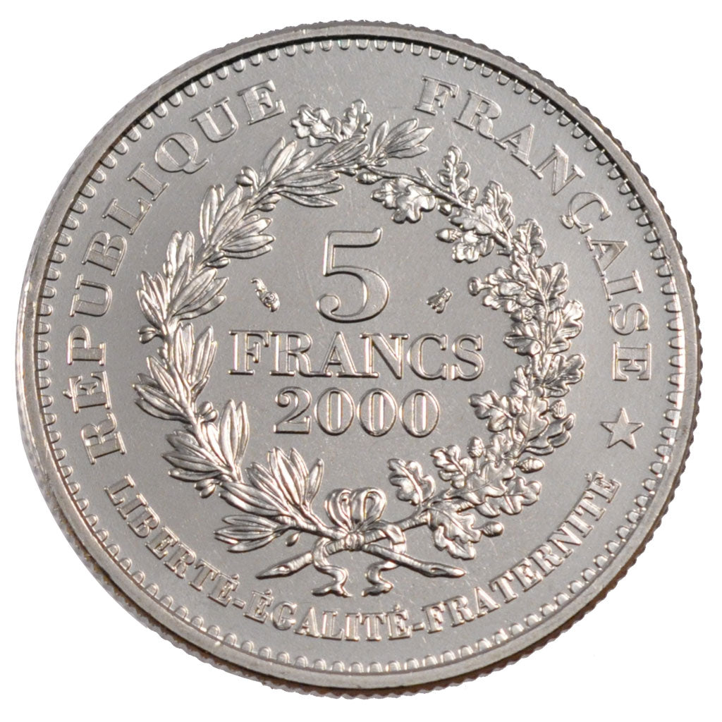 FRANCE, Marianne du nouveau franc, 5 Francs, 2000, Paris, KM #1967, MS(63),...