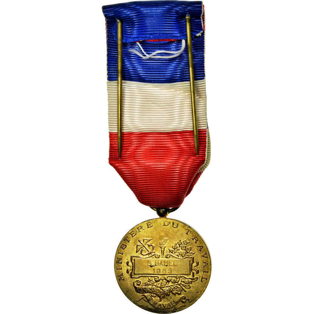 France, Médaille d'honneur du travail, Medal, 1983, Very Good Quality