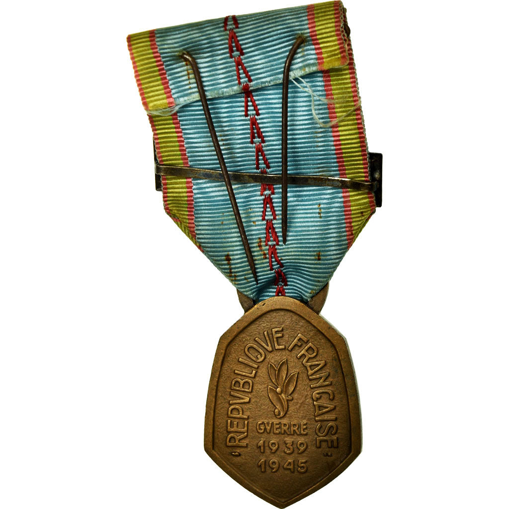 Francja, Libération de la France, Medal, 1939-1945, Doskonała jakość, Simon