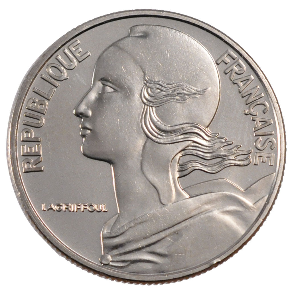 FRANCE, Marianne du nouveau franc, 5 Francs, 2000, Paris, MS(63), Cupro-nickel,.