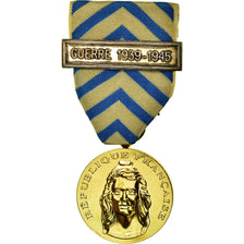 France, Reconnaissance de la Nation, Guerre, Medal, 1939-1945, Uncirculated