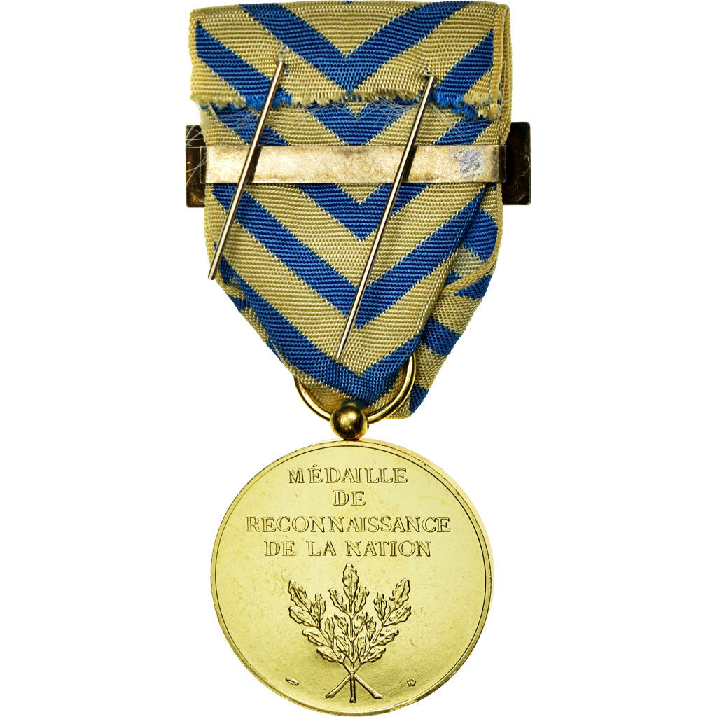 France, Reconnaissance de la Nation, Guerre, Medal, 1939-1945, Uncirculated