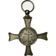 Vatican, Pie IX, Croix de Mentana, Medal, 1867, Excellent Quality, Maillechort