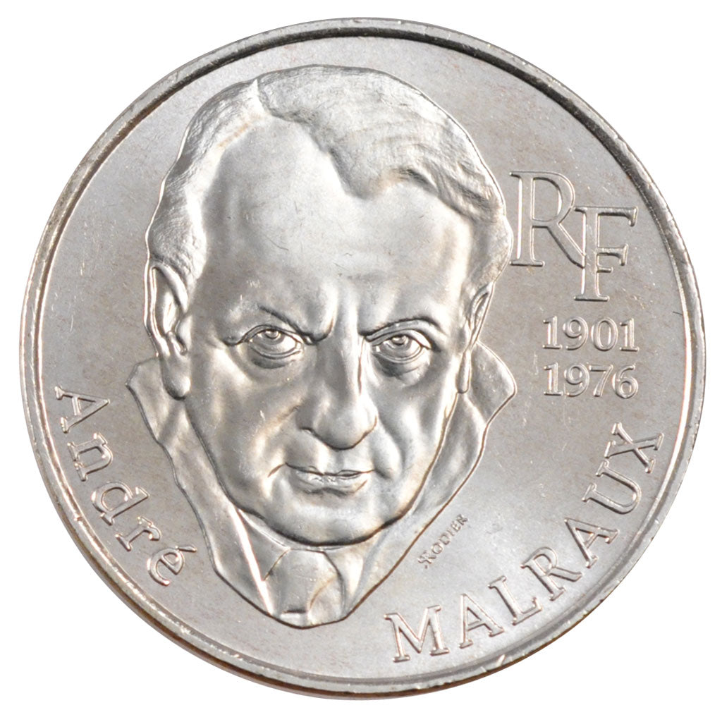 FRANCE, André Malraux, 100 Francs, 1997, KM #1188, MS(60-62), Silver, 31, Gadour