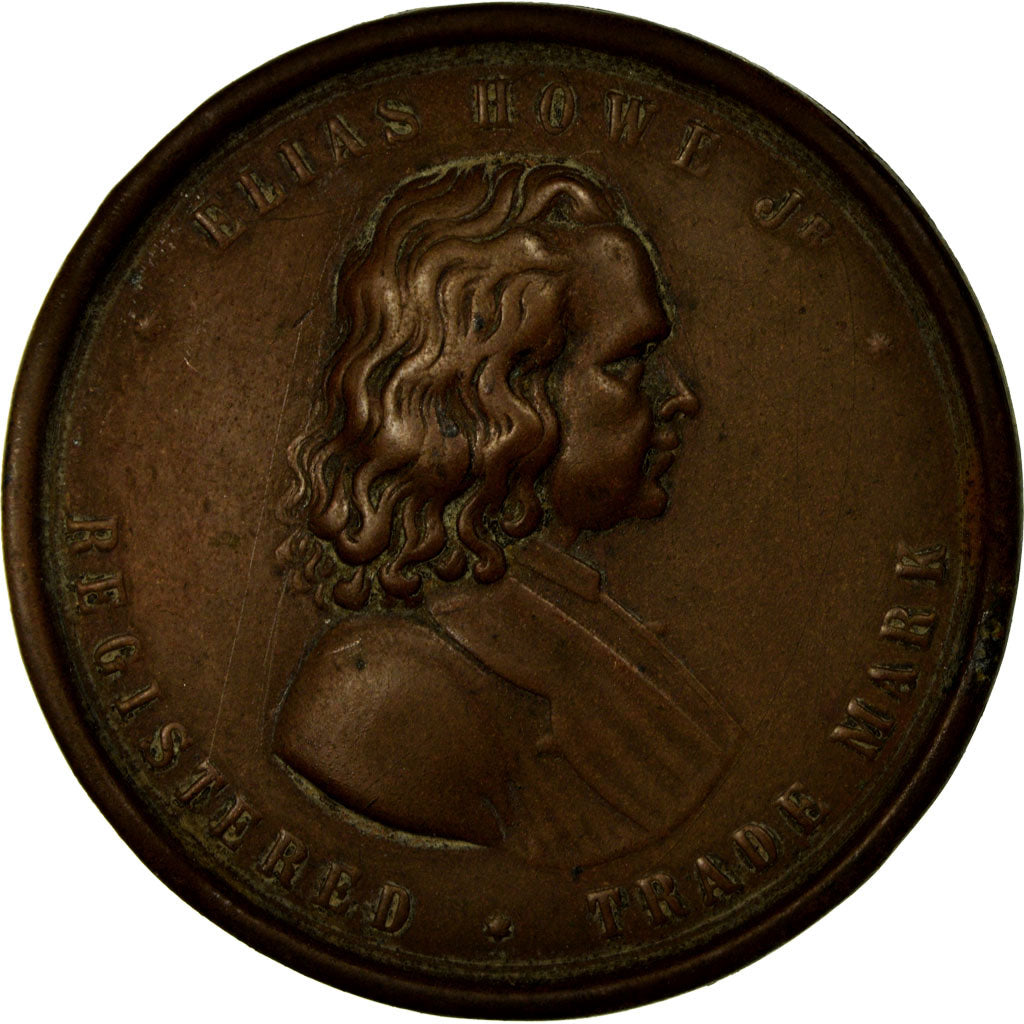 United States of America, Médaille, Elias Howe, Registered Trade Mark, TTB+