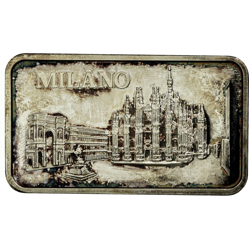 Italy, Medal, Lingotin, Milano, MS(60-62), Silver