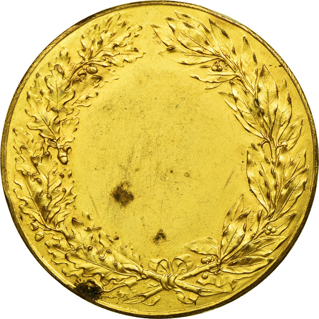 França, Medal, Art Nouveau, Pêcheur sur l'Eau, AU(50-53), Bronze Dourado