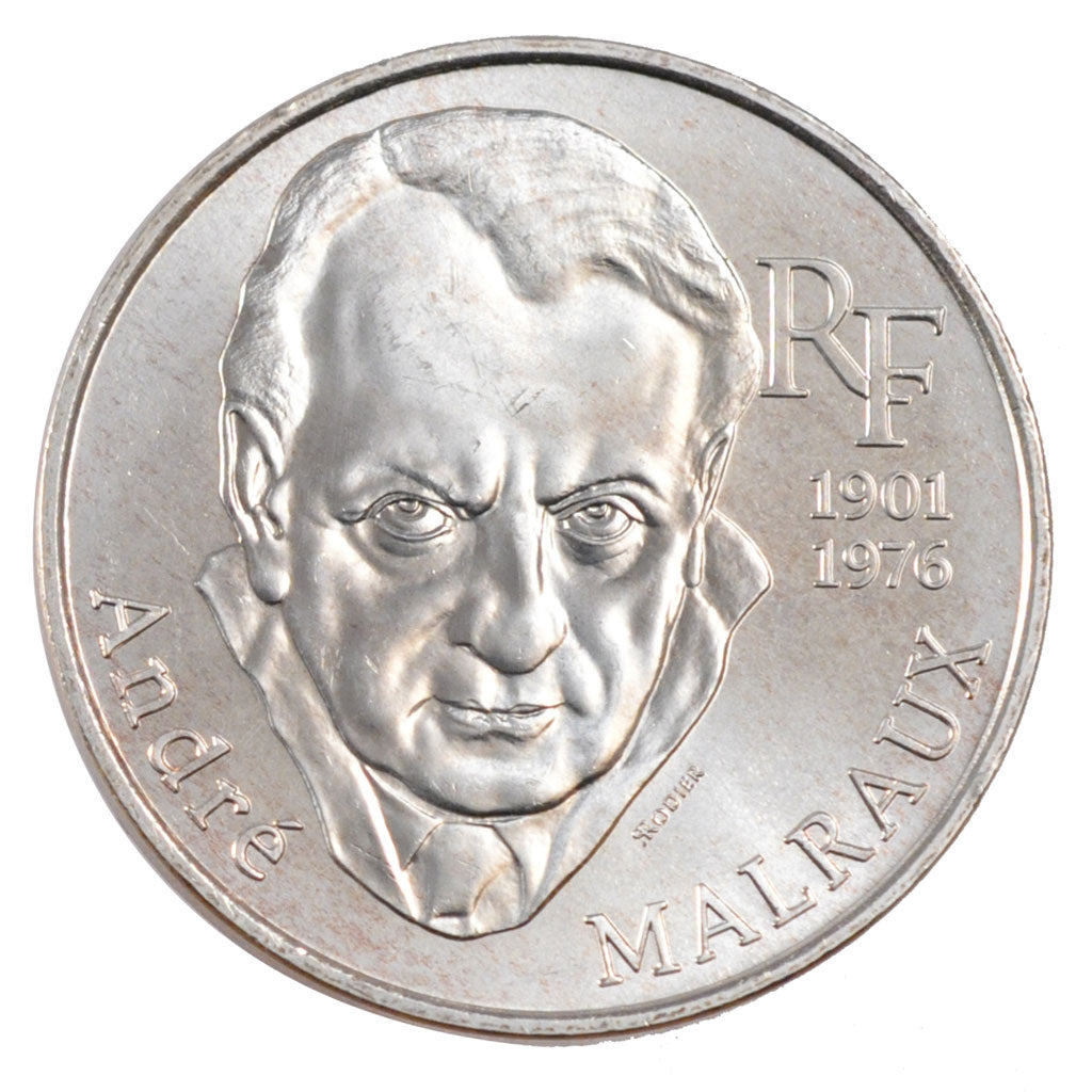 FRANCE, André Malraux, 100 Francs, 1997, KM #1188, MS(60-62), Silver, 31, Gadour
