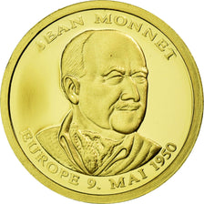 France, Medal, Jean Monnet, 2010, MS(65-70), Gold