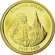 Francia, medaglia, Jeanne d'Arc, 2009, FDC, Oro