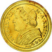 France, Médaille, Réplique Pie IX, 20 Lire 1869, 2009, FDC, Or