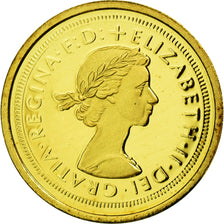 France, Médaille, Réplique Souverain Elisabeth II, 2009, FDC, Or